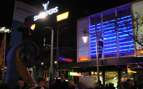 Courtenay Place crowd